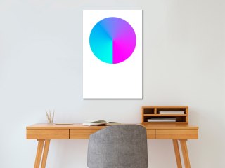 Obraz - Neonowy gradient pionowy