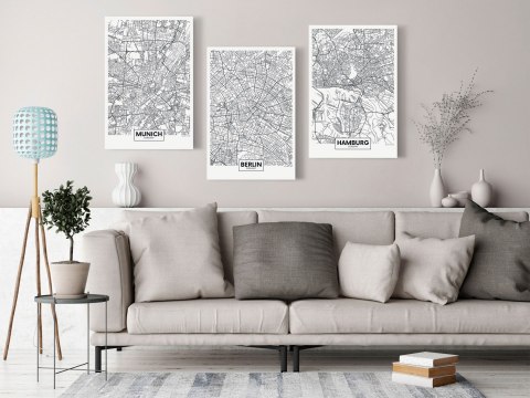 OBRAZ NA ŚCIANĘ DO SALONU, 60 x 30 cm, 3 CZĘŚCIOWY - OBRAZ NA ŚCIANĘ DO SALONU, 60 x 30 cm, 3 CZĘŚCIOWY -