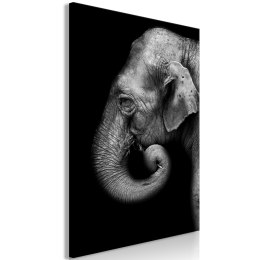 Obraz - Portret słonia (1-częściowy) pionowy