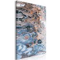 Obraz - Sienna Blue Marble pionowy