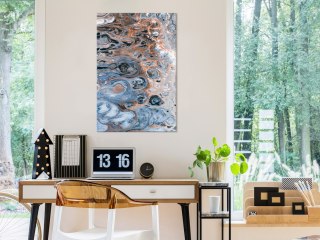 Obraz - Sienna Blue Marble pionowy