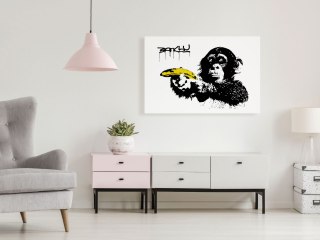 Obraz - Banksy, Małpa z Bananem