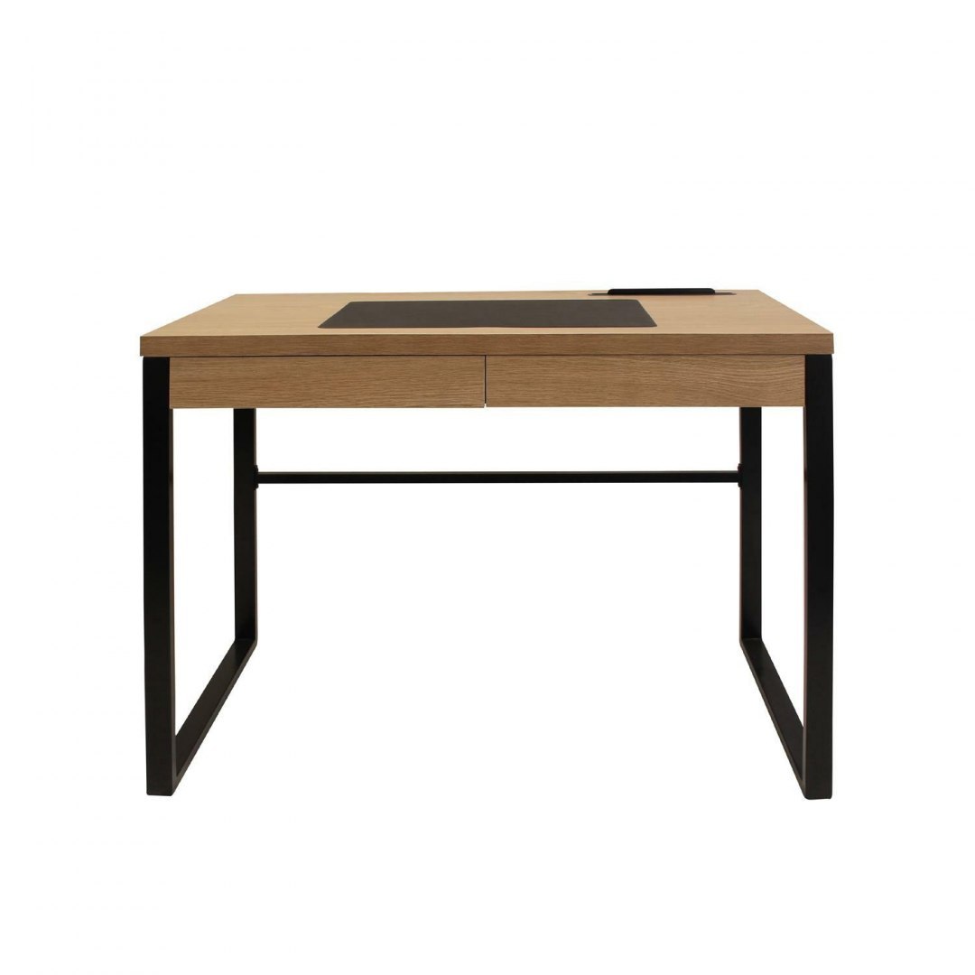 Biurko Industrial, CZARNY METAL, LITE DREWNO, LOFT Biurko Industrial, CZARNY METAL, LITE DREWNO, LOFT