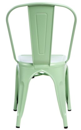 Krzesło Metalowe TOWER PARIS industrialne ZIELONE