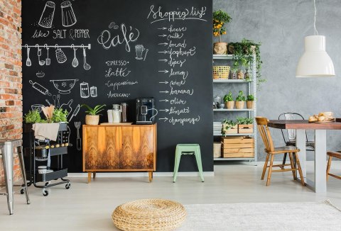 METALOWY CZARNY TABORET, STOŁEK - ARTPRO LOFT, INDUSTRIALNY, DO KUCHNI