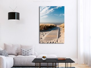 Obraz - Samotna plaża pionowy