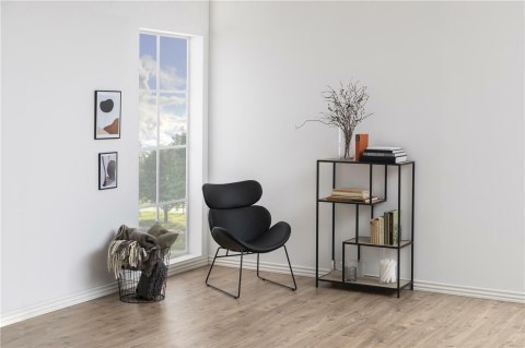 REGAŁ STEELBOX, LOFT, NA KSIĄŻKI, DO SALONU, INDUSTRIALNY, BIUROWY, OTWARTY