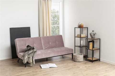 Regał DENMARK VI Dąb, 4 półki, MDF dąb, metalowy Regał DENMARK VI Dąb, 4 półki, MDF dąb, metalowy