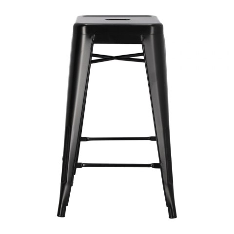 CZARNY METALOWY HOKER LOFT ARTPRO, STOŁEK BAROWY, DO KUCHNI, 66 CM CZARNY METALOWY HOKER LOFT ARTPRO, STOŁEK BAROWY, DO KUCHNI, 66 CM