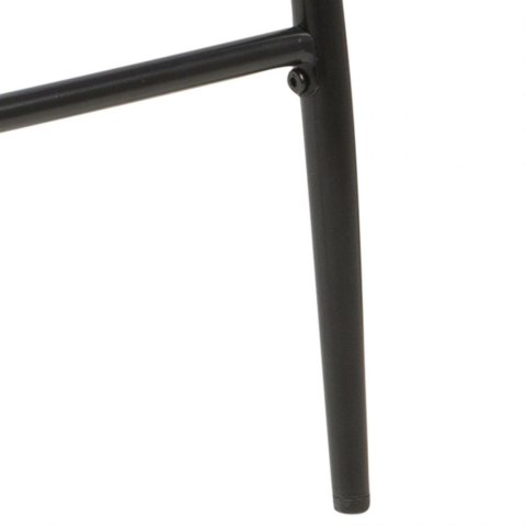 TAPICEROWANY HOKER Z OPARCIEM, GRAFITOWY, ELEGANCKI