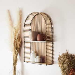 JASNA PÓŁKA BOHO, RUSTYKALNA, DO SALONU, 2 PÓŁKI