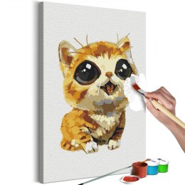Obraz do samodzielnego malowania - Radosny kot