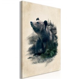 Obraz - Dolina niedźwiedzia (1-częściowy) pionowy