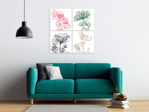 KWADRATOWY OBRAZ NA ŚCIANĘ DO SALONU 40 x 40 CM - Piękne chwile (4-częściowy) KWADRATOWY OBRAZ NA ŚCIANĘ DO SALONU 40 x 40 CM - Piękne chwile (4-częściowy)
