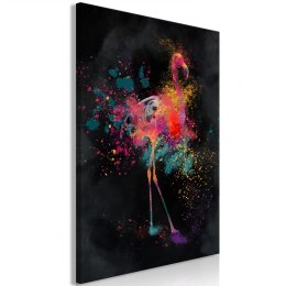 Obraz - Flamingowy kolor (1-częściowy) pionowy