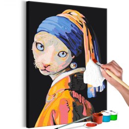 Obraz do samodzielnego malowania - Holenderski kot