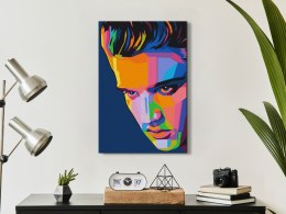 Obraz do samodzielnego malowania - Kolorowy Elvis