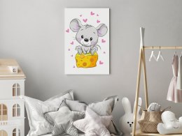 Obraz do samodzielnego malowania - Zakochana myszka