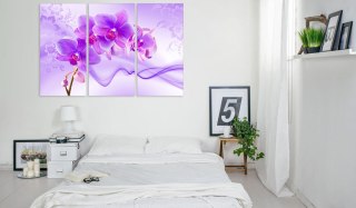 Obraz - Eteryczna orchidea - fiolet