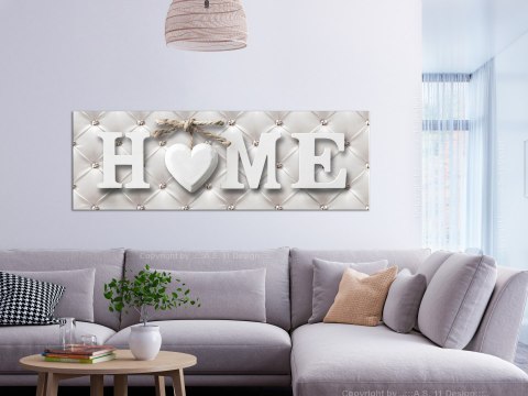 Obraz - Pikowane home (1-częściowy) wąski Obraz - Pikowane home (1-częściowy) wąski