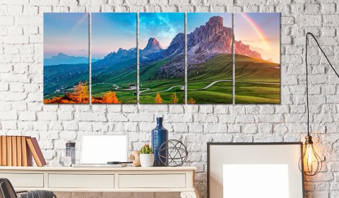 Obraz - Tęcza w Alpach I Obraz - Tęcza w Alpach I