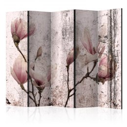 Parawan 5-częściowy - Magnoliowa zasłona II [Room Dividers]