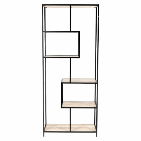 Regał Seaford II Dąb Sonoma, wysoki, metalowy, MDF Regał Seaford II Dąb Sonoma, wysoki, metalowy, MDF