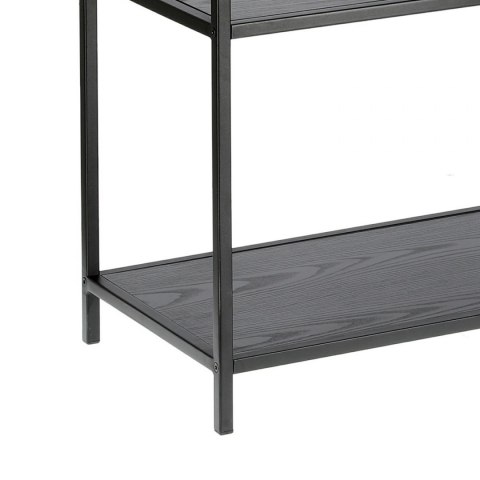 Regał Seaford IV Czarny, METALOWY, LOFT, 6 półek Regał Seaford IV Czarny, METALOWY, LOFT, 6 półek