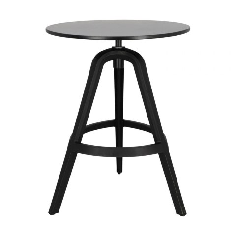 CZARNY STOLIK LOFT 60 cm, OKRĄGŁY, 3 NOGI, SALON CZARNY STOLIK LOFT 60 cm, OKRĄGŁY, 3 NOGI, SALON