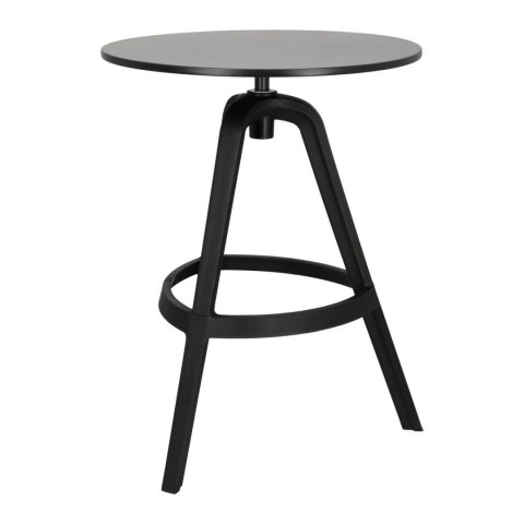 CZARNY STOLIK LOFT 60 cm, OKRĄGŁY, 3 NOGI, SALON CZARNY STOLIK LOFT 60 cm, OKRĄGŁY, 3 NOGI, SALON