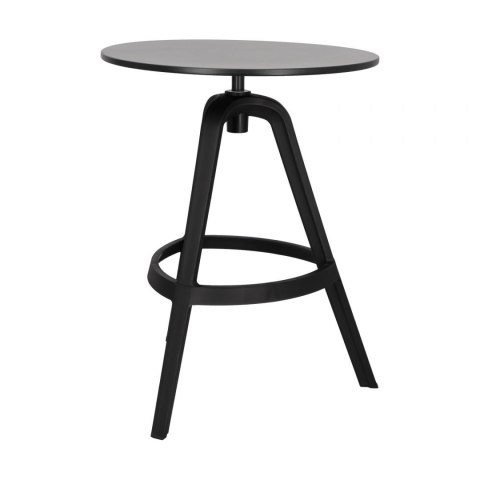 CZARNY STOLIK LOFT 60 cm, OKRĄGŁY, 3 NOGI, SALON CZARNY STOLIK LOFT 60 cm, OKRĄGŁY, 3 NOGI, SALON