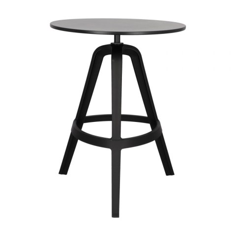 CZARNY STOLIK LOFT 60 cm, OKRĄGŁY, 3 NOGI, SALON CZARNY STOLIK LOFT 60 cm, OKRĄGŁY, 3 NOGI, SALON