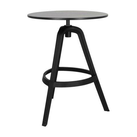 CZARNY STOLIK LOFT 60 cm, OKRĄGŁY, 3 NOGI, SALON CZARNY STOLIK LOFT 60 cm, OKRĄGŁY, 3 NOGI, SALON