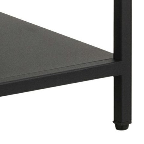 CZARNY METALOWY REGAŁ DO POKOJU, LOFT, 4 PÓŁKI, 80 CM, INDUSTRIALNY CZARNY METALOWY REGAŁ DO POKOJU, LOFT, 4 PÓŁKI, 80 CM, INDUSTRIALNY