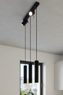 Lampa wisząca RING 3 czarny