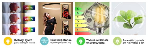 Żyrandol RIO 3 55/78/110 czarny LED 3000K Żyrandol RIO 3 55/78/110 czarny LED 3000K