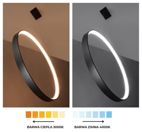 Żyrandol RIO 3 55/78/110 czarny LED 3000K Żyrandol RIO 3 55/78/110 czarny LED 3000K