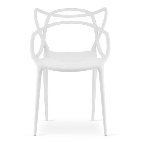 ZESTAW 4 x BIAŁE AŻUROWE KRZESŁO, NIETYPOWE, SALON ZESTAW 4 x BIAŁE AŻUROWE KRZESŁO, NIETYPOWE, SALON