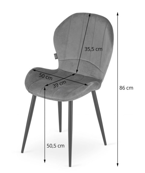 ZESTAW 4x TAPICEROWANE CZARNE KRZESŁO, WELUR, LOFT ZESTAW 4x TAPICEROWANE CZARNE KRZESŁO, WELUR, LOFT