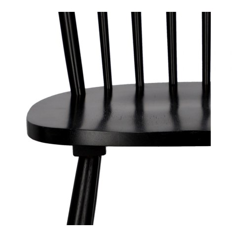 DREWNIANE KRZESŁO DO JADALNI, LOFT, CZARNE, DO SALONU, DO KUCHNI, PATYCZAK