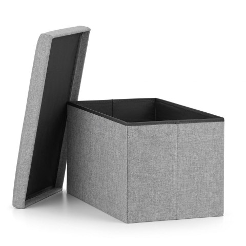 PUFA SKŁADANA XL - 60x38x38CM SZARA PUFA SKŁADANA XL - 60x38x38CM SZARA