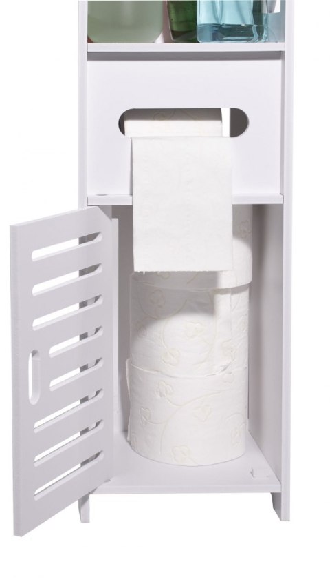 NOWOCZESNA SZAFKA ŁAZIENKOWA, BIAŁA, SŁUPEK 120CM NOWOCZESNA SZAFKA ŁAZIENKOWA, BIAŁA, SŁUPEK 120CM