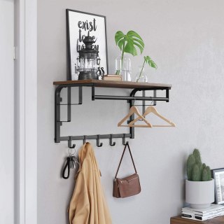 PÓŁKA Z WIESZAKAMI DO PRZEDPOKOJU, LOFT, METAL
