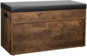 SZAFKA NA BUTY Z SIEDZISKIEM, LOFT, ORZECH, 80 cm