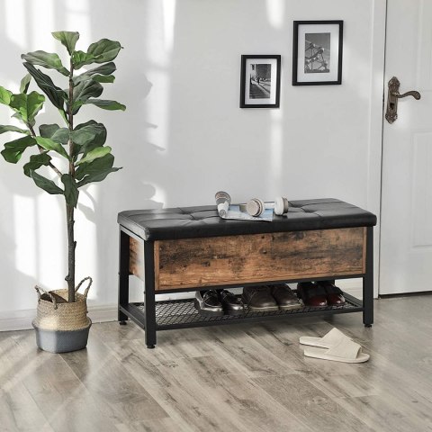 SZAFKA NA BUTY Z SIEDZISKIEM, LOFT, METAL, 100 cm SZAFKA NA BUTY Z SIEDZISKIEM, LOFT, METAL, 100 cm