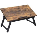 SKŁADANY STOLIK POD LAPTOPA LOFT, METAL, SOLIDNY