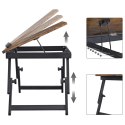 SKŁADANY STOLIK POD LAPTOPA LOFT, METAL, SOLIDNY
