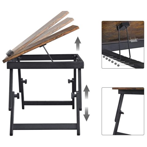 SKŁADANY STOLIK POD LAPTOPA LOFT, METAL, SOLIDNY SKŁADANY STOLIK POD LAPTOPA LOFT, METAL, SOLIDNY