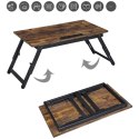 SKŁADANY STOLIK POD LAPTOPA LOFT, METAL, SOLIDNY