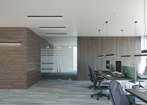 Lampa wisząca PINNE 200 szara 4000K Lampa wisząca PINNE 200 szara 4000K